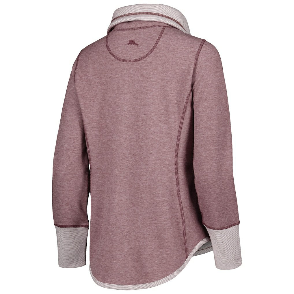 Washington Commanders Women's Sport Sun Fade Full-Zip Sweatshirt - Burgundy online