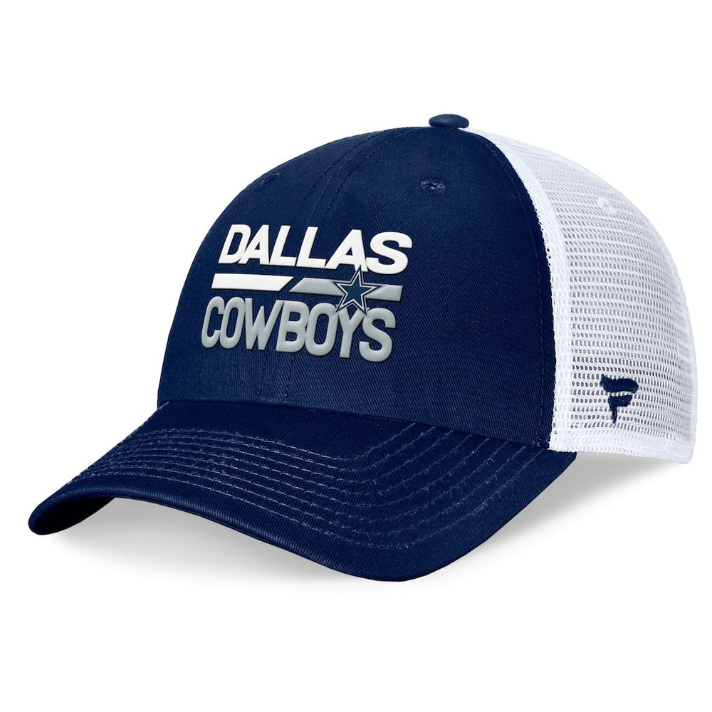 Dallas Cowboys Fundamentals Trucker Adjustable Hat - Navy/White cheap