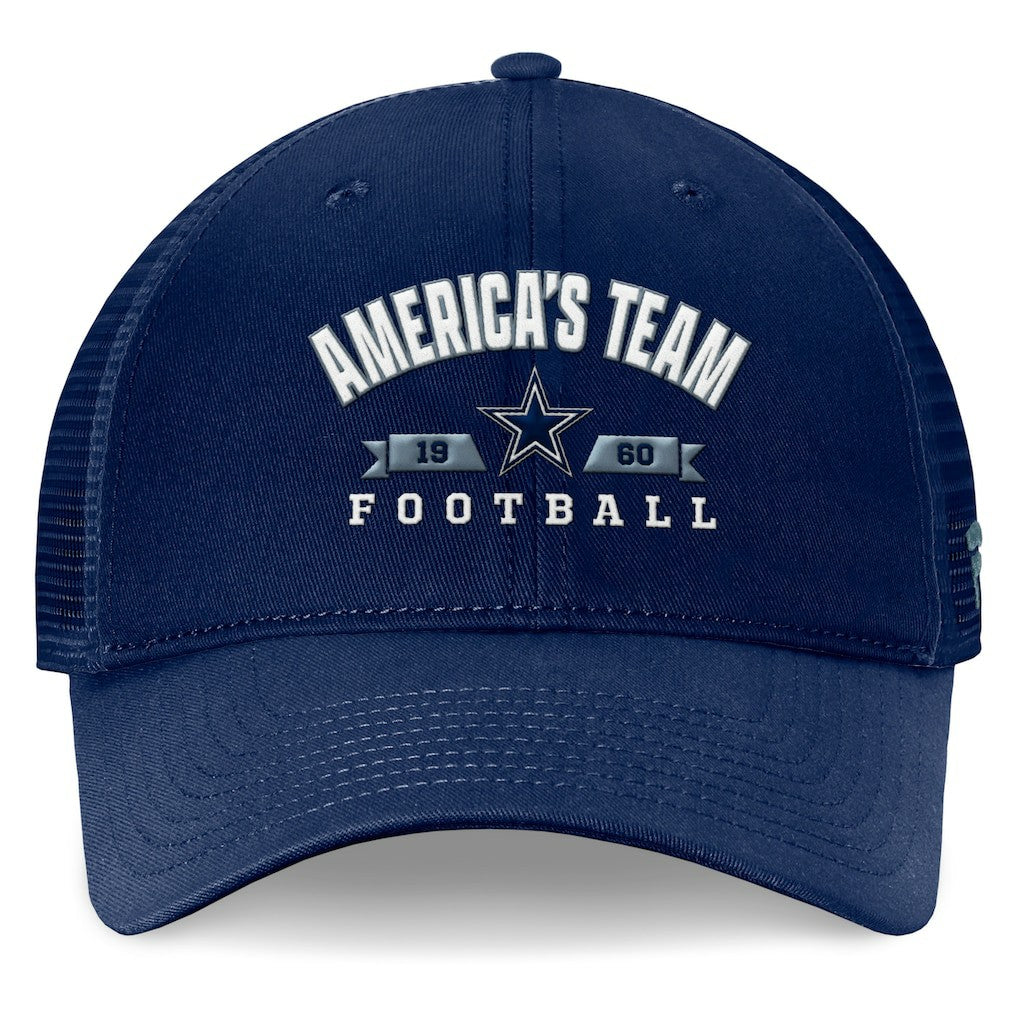 Dallas Cowboys Fundamentals Timeout Trucker Adjustable Hat - Navy cheap