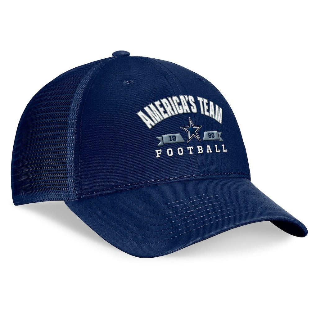 Dallas Cowboys Fundamentals Timeout Trucker Adjustable Hat - Navy cheap