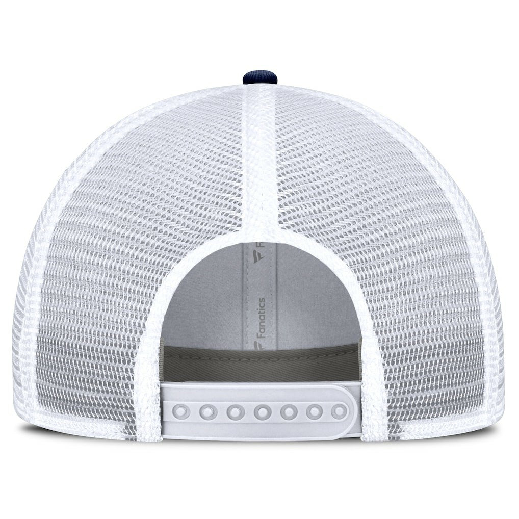 Dallas Cowboys Fundamentals Flawless Stripe Trucker Adjustable Hat - White/Navy outlet