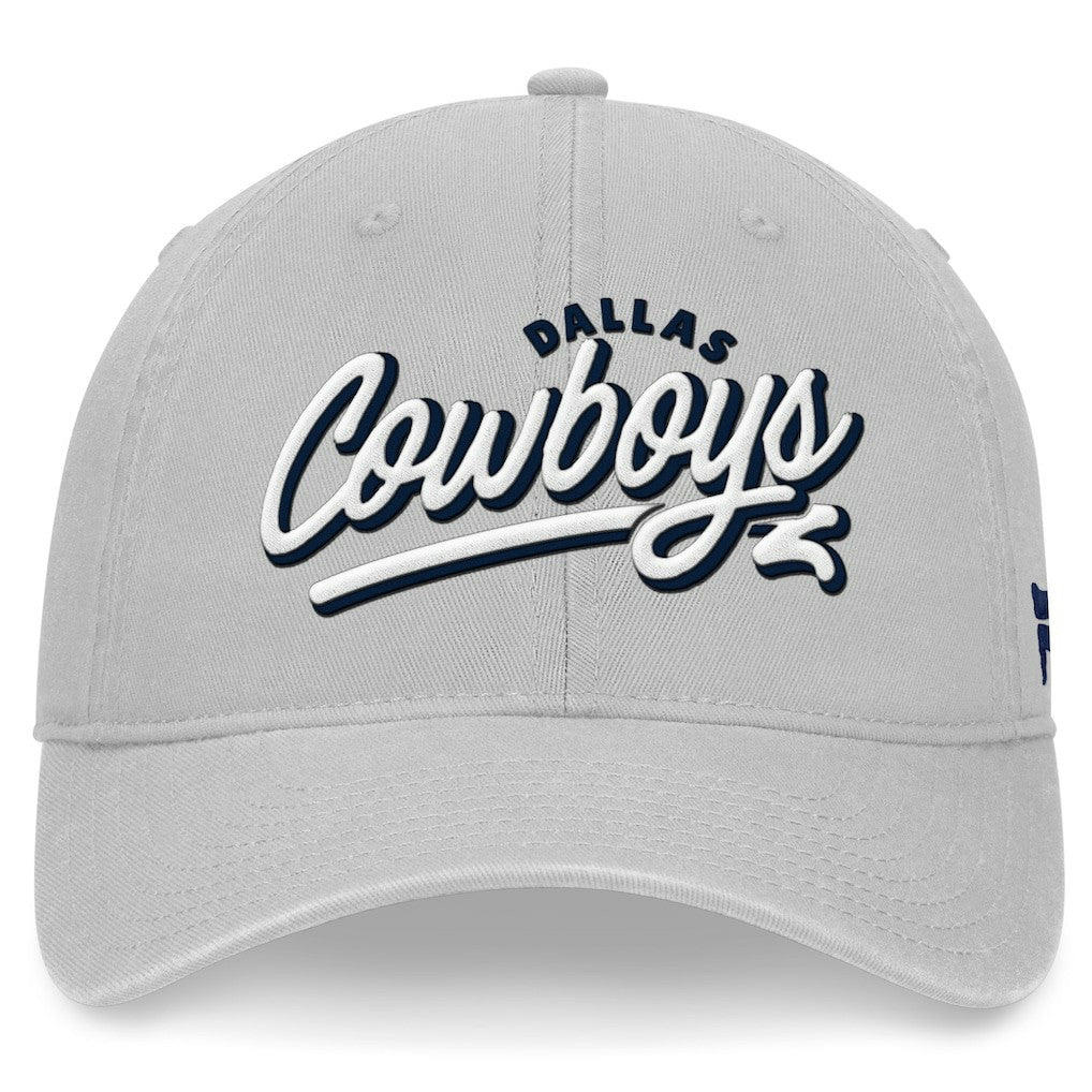 Dallas Cowboys Women's Rustic Kickoff Adjustable Hat  - Gray cheap
