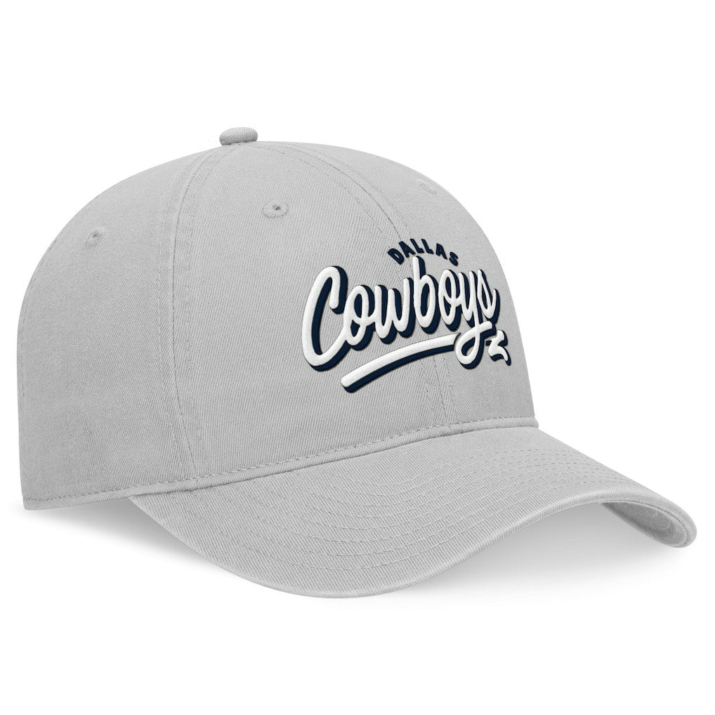 Dallas Cowboys Women's Rustic Kickoff Adjustable Hat  - Gray cheap