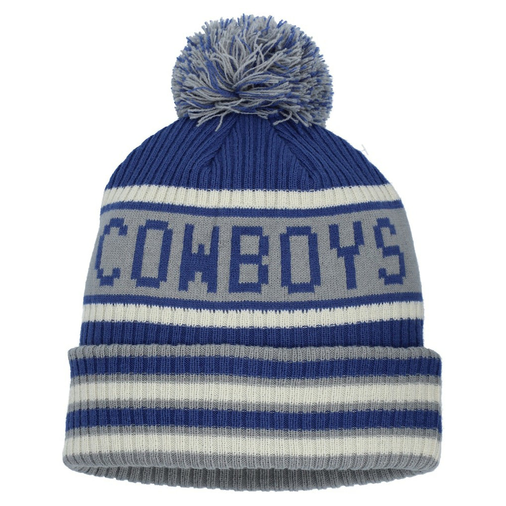 Dallas Cowboys Heritage Blindside Cuffed Knit Hat with Pom - Navy outlet