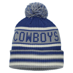 Dallas Cowboys Heritage Blindside Cuffed Knit Hat with Pom - Navy outlet