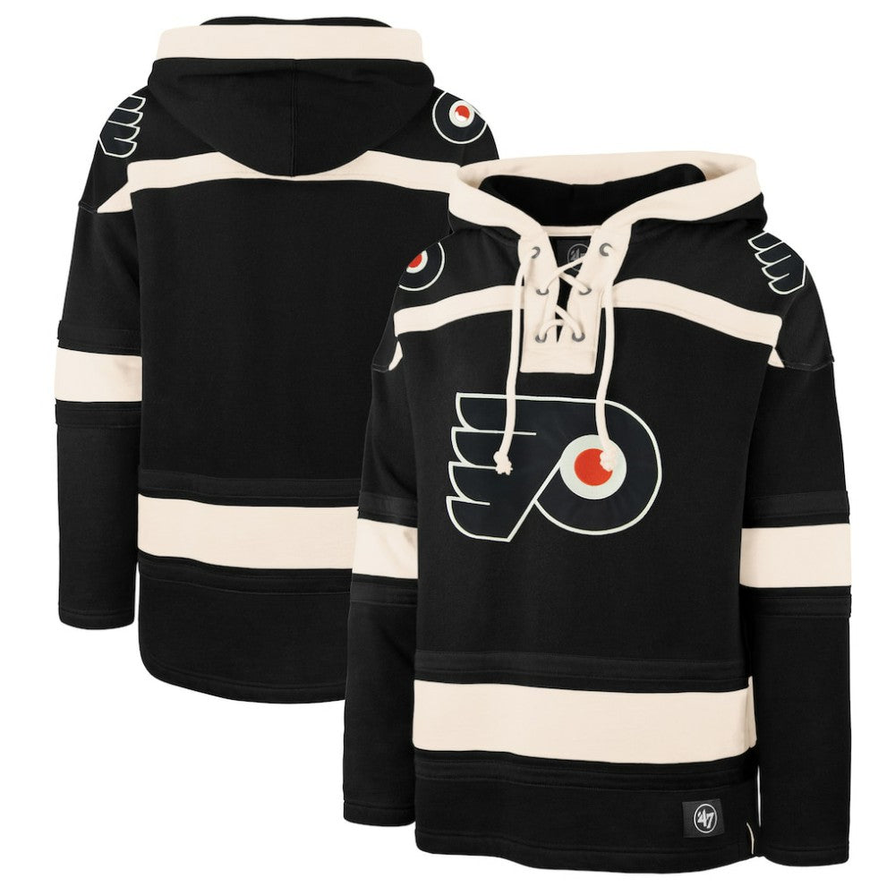 Philadelphia Flyers '47 Superior Lacer Hoodie Black