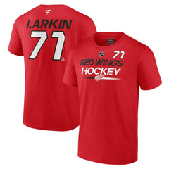 Dylan Larkin Detroit Red Wings Fanatics  Authentic Pro Prime Name & Number T-Shirt Red
