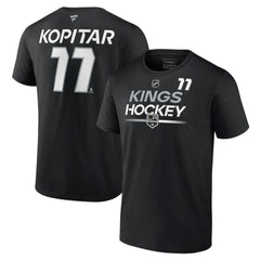 Anze Kopitar Los Angeles Kings Fanatics  Authentic Pro Prime Name & Number T-Shirt Black