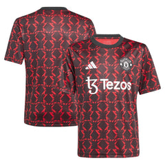 Manchester United Youth 2024/25 Pre-Match Top - Black | Adidas online