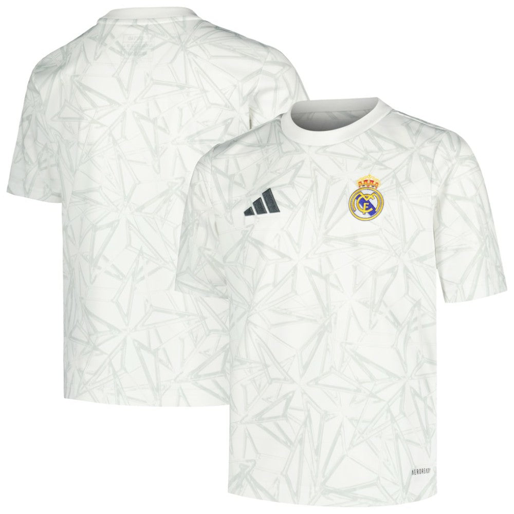 Real Madrid Youth 2024/25 Pre-Match Top - White | Adidas outlet