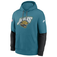 Jacksonville Jaguars Throwback Alternate Logo Team Issue Club Pullover Hoodie - Teal | Nike outlet