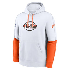 Cleveland Browns Throwback Logo Club Tri-Blend Pullover Hoodie - White | Nike discount