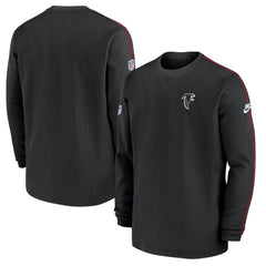 Atlanta Falcons Alternate Logo Coach Long Sleeve Top - Black | Nike outlet