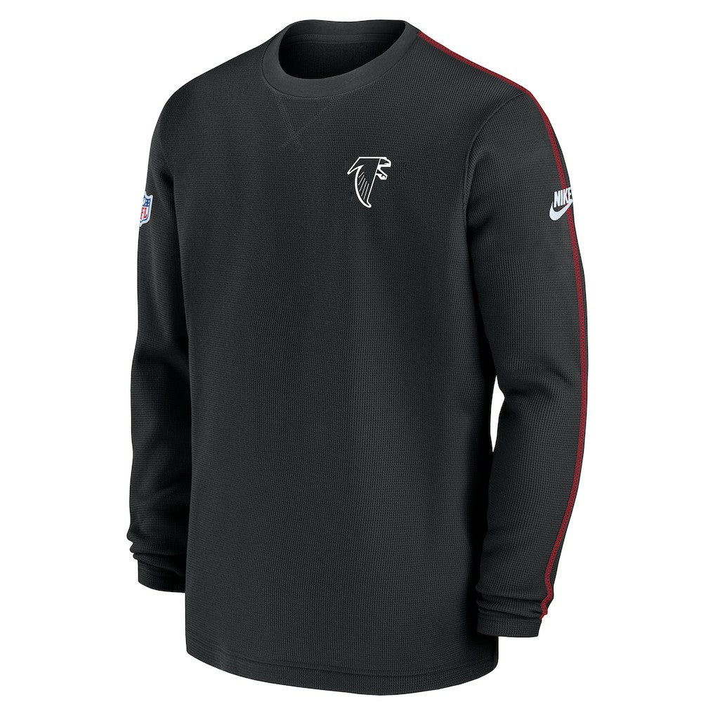 Atlanta Falcons Alternate Logo Coach Long Sleeve Top - Black | Nike outlet