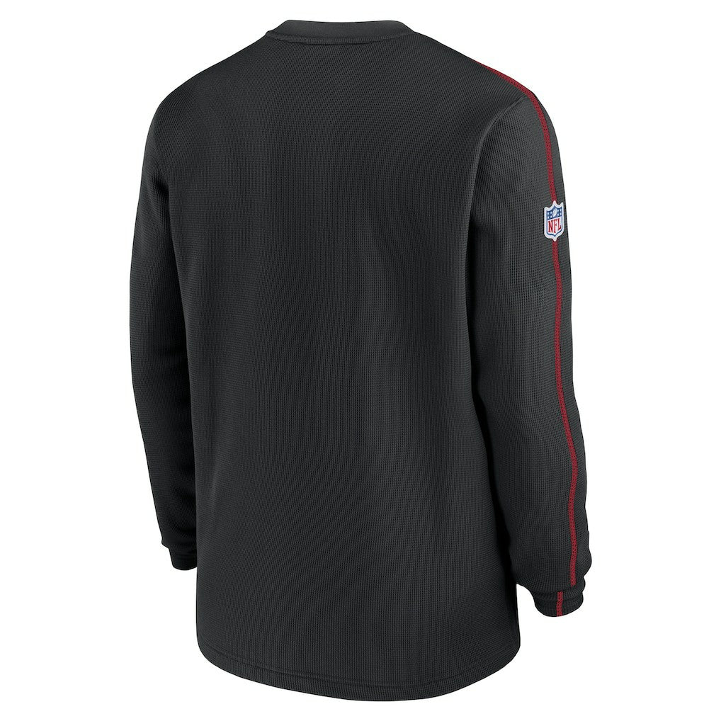 Atlanta Falcons Alternate Logo Coach Long Sleeve Top - Black | Nike outlet