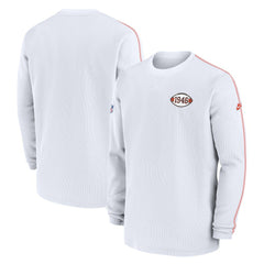 Cleveland Browns Alternate Logo Coach Long Sleeve Top - White | Nike outlet