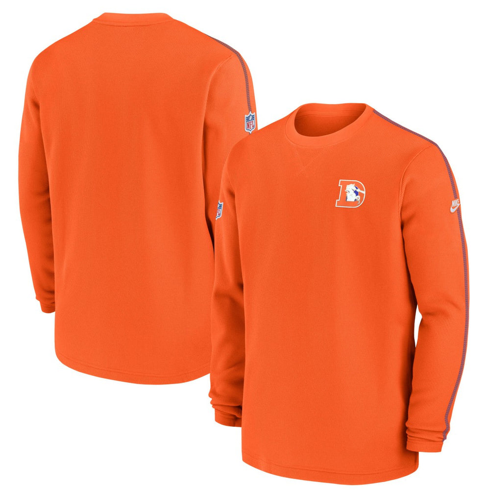 Denver Broncos Alternate Logo Coach Long Sleeve Top - Orange | Nike on sale