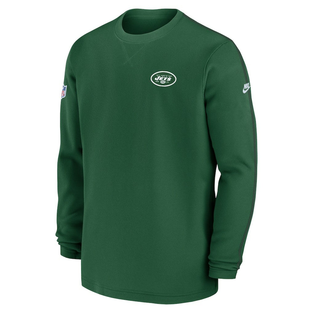 New York Jets Alternate Logo Coach Long Sleeve Top - Green | Nike for sale
