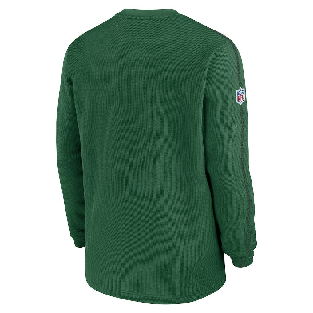 New York Jets Alternate Logo Coach Long Sleeve Top - Green | Nike for sale