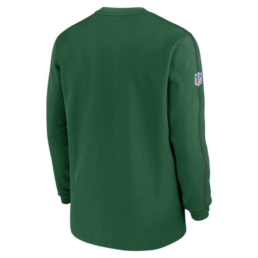New York Jets Alternate Logo Coach Long Sleeve Top - Green | Nike for sale