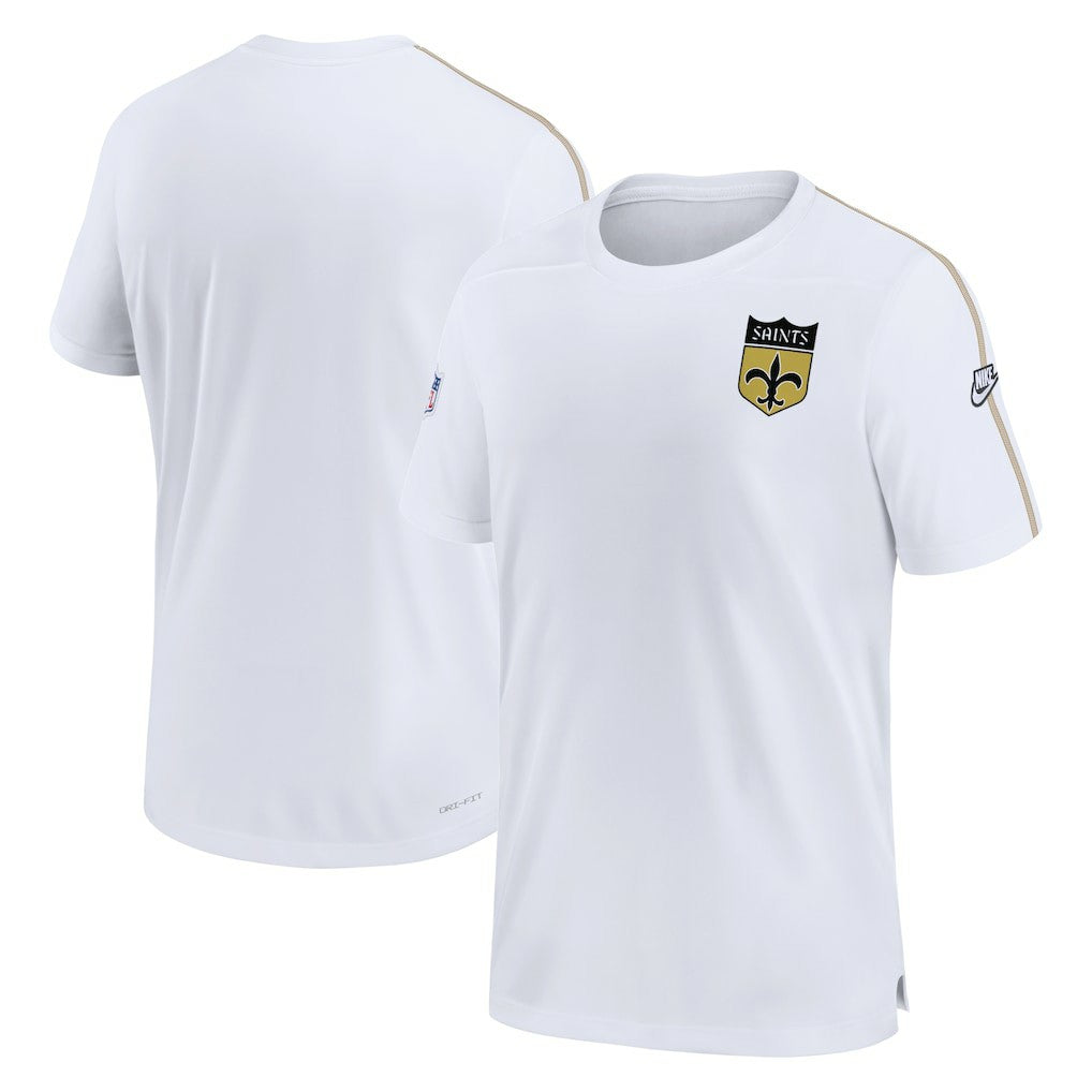 New Orleans Saints Sideline Alternate Logo Coach Performance Top - White | Nike online