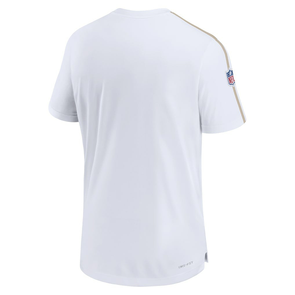 New Orleans Saints Sideline Alternate Logo Coach Performance Top - White | Nike online