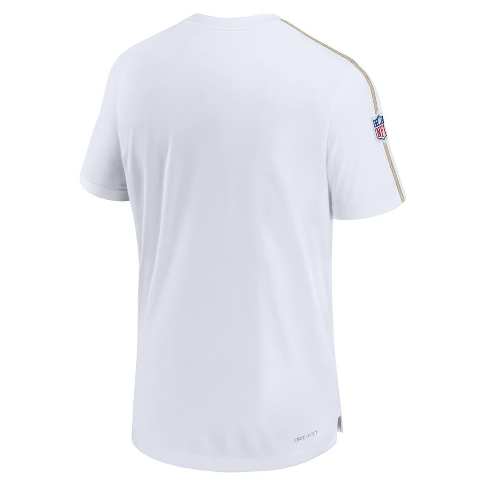 New Orleans Saints Sideline Alternate Logo Coach Performance Top - White | Nike online