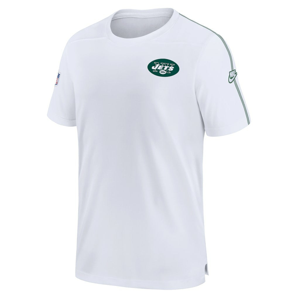 New York Jets Sideline Alternate Logo Coach Performance Top - White | Nike cheap