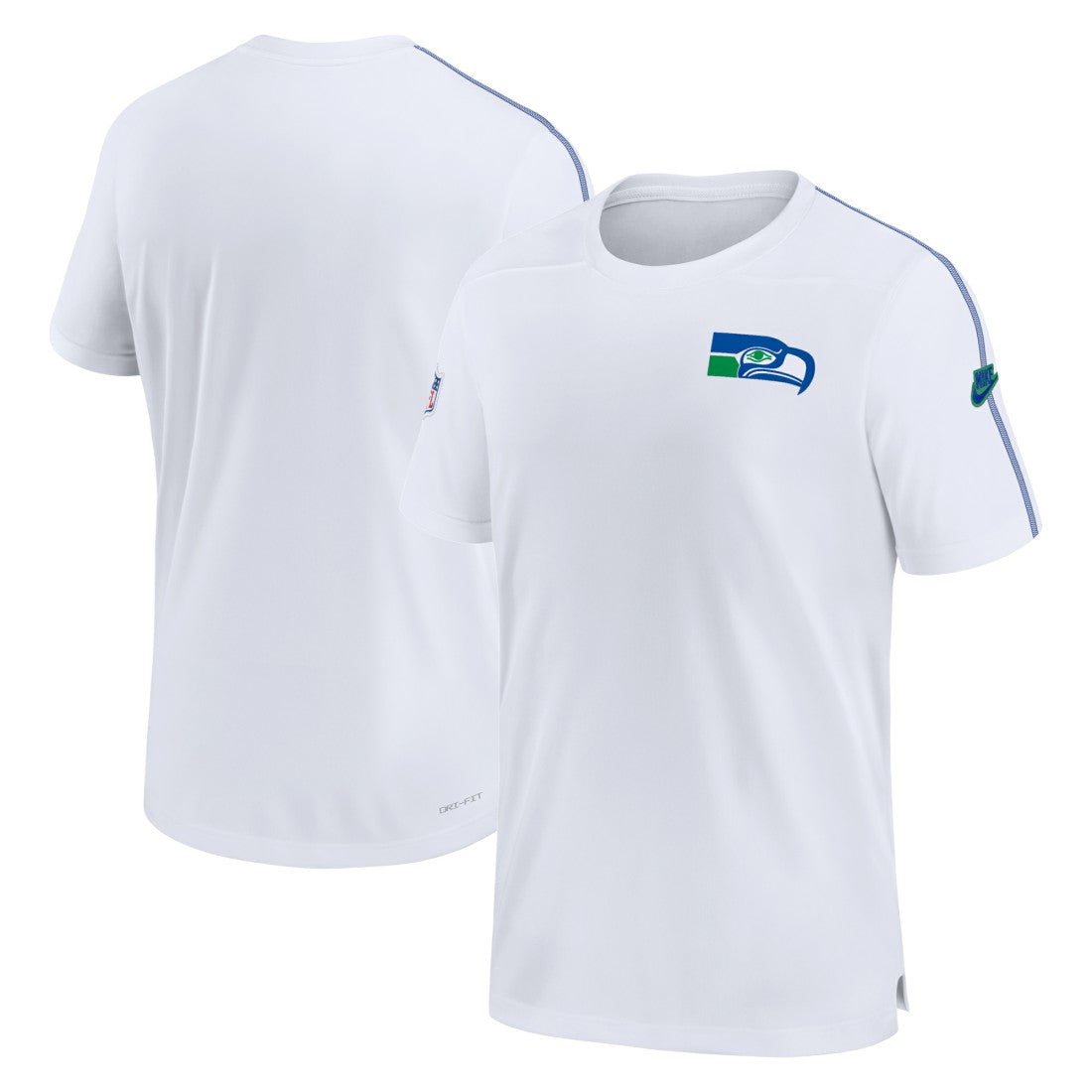 Seattle Seahawks Sideline Alternate Logo Coach Performance Top - White | Nike outlet