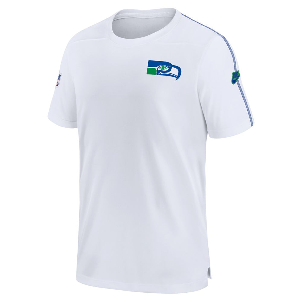 Seattle Seahawks Sideline Alternate Logo Coach Performance Top - White | Nike outlet
