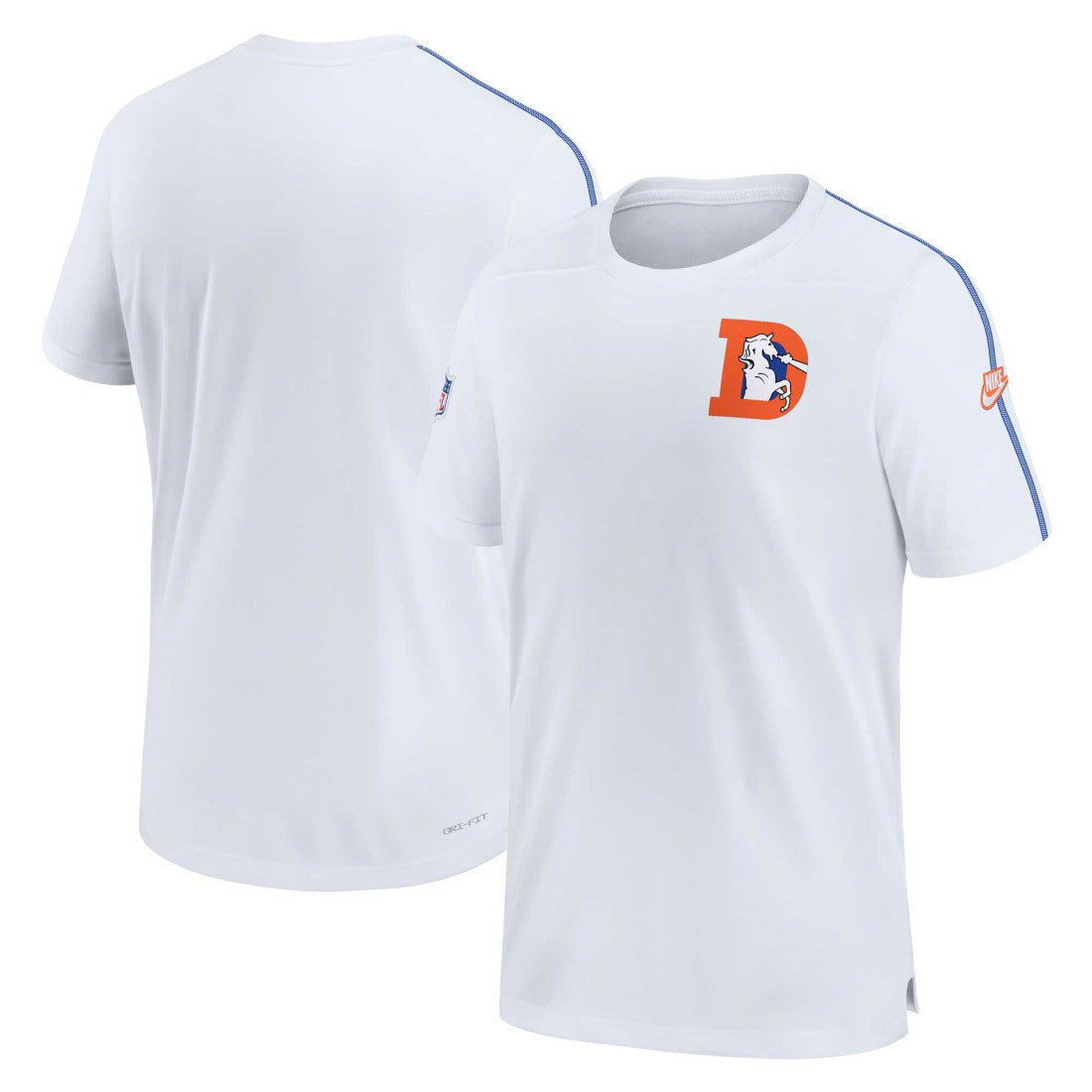 Denver Broncos Sideline Alternate Logo Coach Performance Top - White | Nike outlet