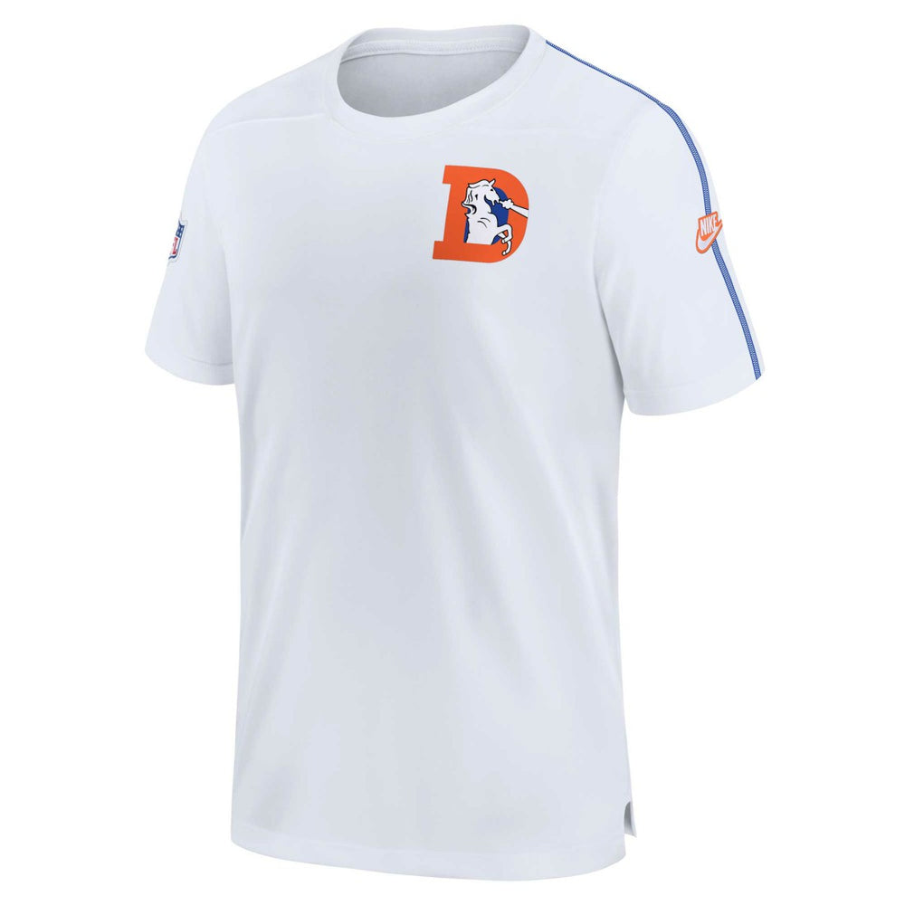 Denver Broncos Sideline Alternate Logo Coach Performance Top - White | Nike outlet