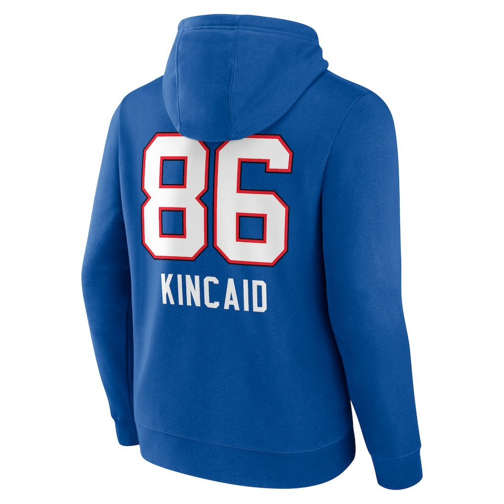 Dalton Kincaid Buffalo Bills Team Wordmark Player Name & Number Pullover Hoodie - Royal online
