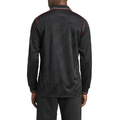 Manchester United Originals Lifestyler Long Sleeve Jersey - Black | Adidas cheap