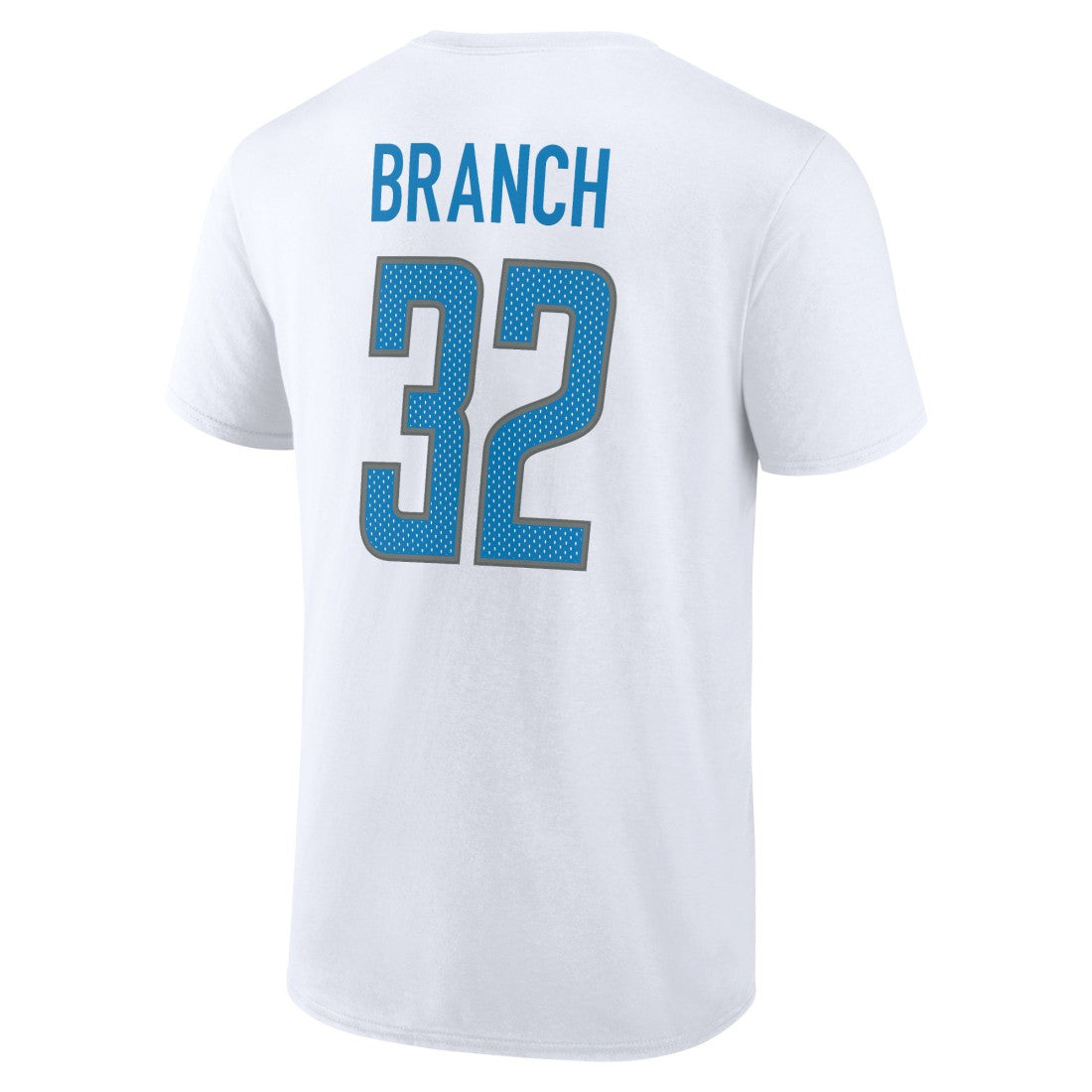 Brian Branch Detroit Lions Icon Player Name & Number T-Shirt - White online
