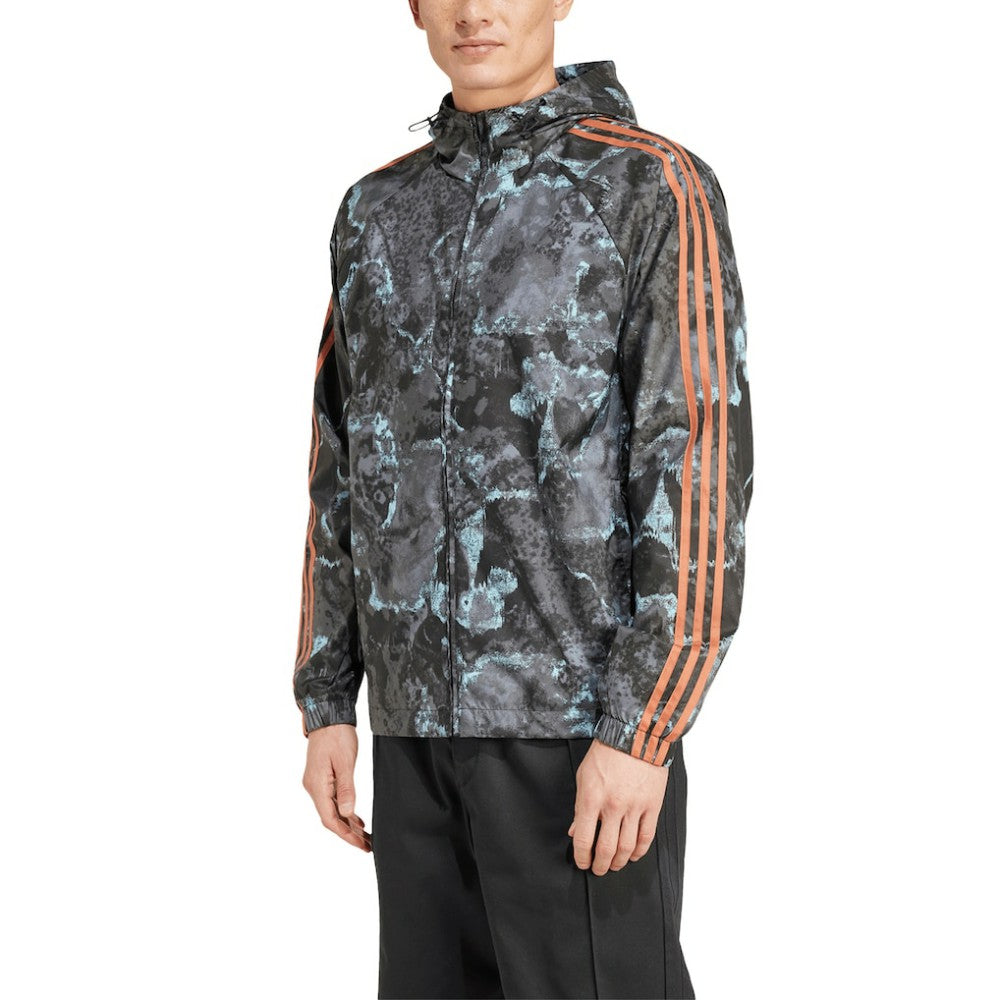 Bayern Munich Raglan Hoodie Windbreaker Full-Zip Jacket - Camo | Adidas online
