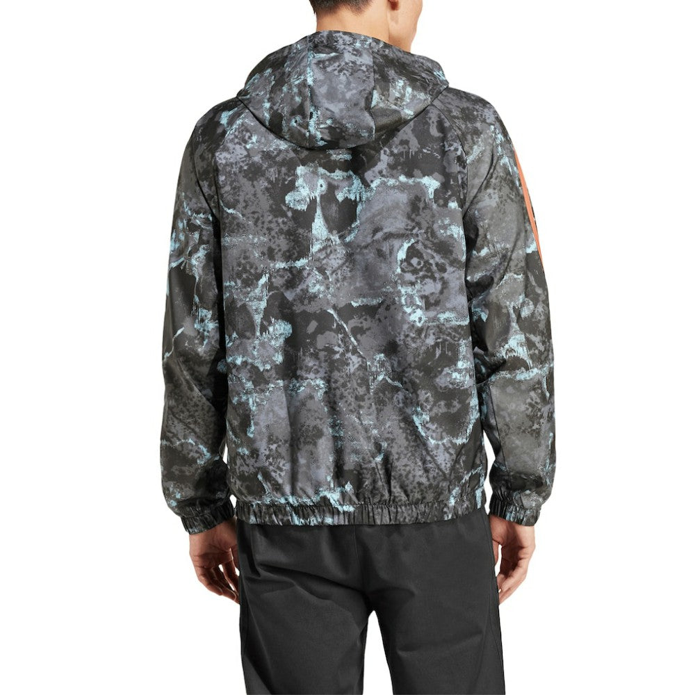 Bayern Munich Raglan Hoodie Windbreaker Full-Zip Jacket - Camo | Adidas online