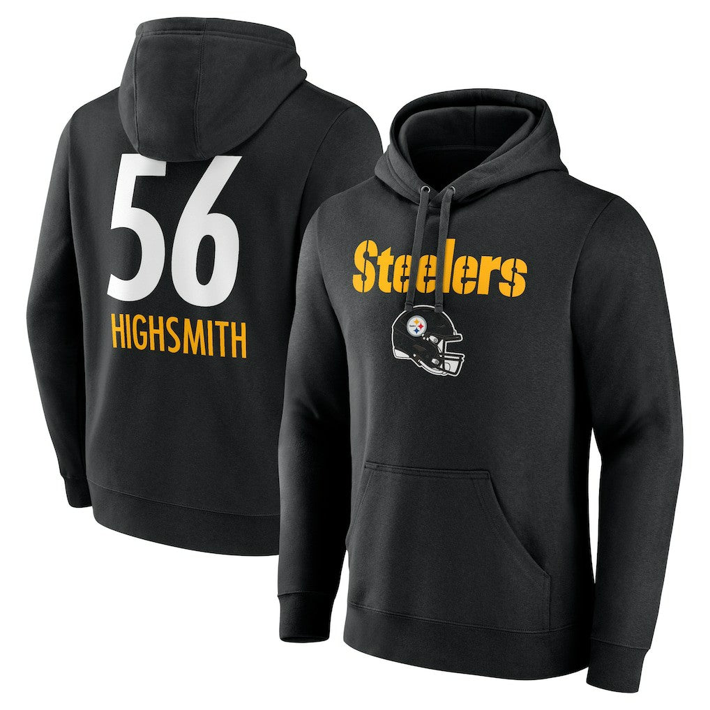 Alex Highsmith Pittsburgh Steelers Team Wordmark Player Name & Number Pullover Hoodie - Black outlet