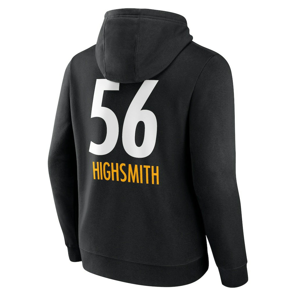 Alex Highsmith Pittsburgh Steelers Team Wordmark Player Name & Number Pullover Hoodie - Black outlet