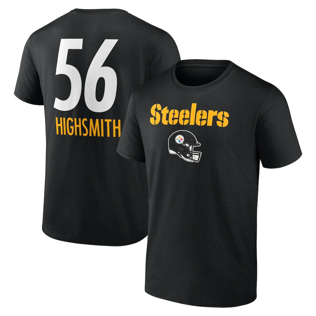 Alex Highsmith Pittsburgh Steelers Team Wordmark Player Name & Number T-Shirt - Black discount