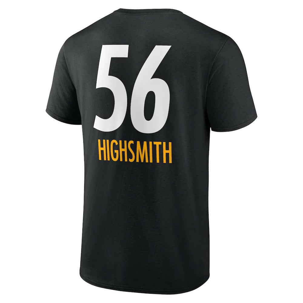 Alex Highsmith Pittsburgh Steelers Team Wordmark Player Name & Number T-Shirt - Black discount