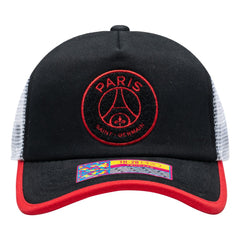 Paris Saint-Germain Unisex Strike One8th Trucker Adjustable Hat  - Black discount
