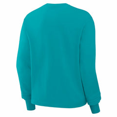 Miami Dolphins Women's Boxy Long Sleeve T-Shirt - Aqua | Nike discount