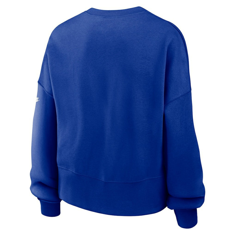 Dallas Cowboys Women's Oversized Rewind Pullover Sweatshirt - Royal | Nike outlet