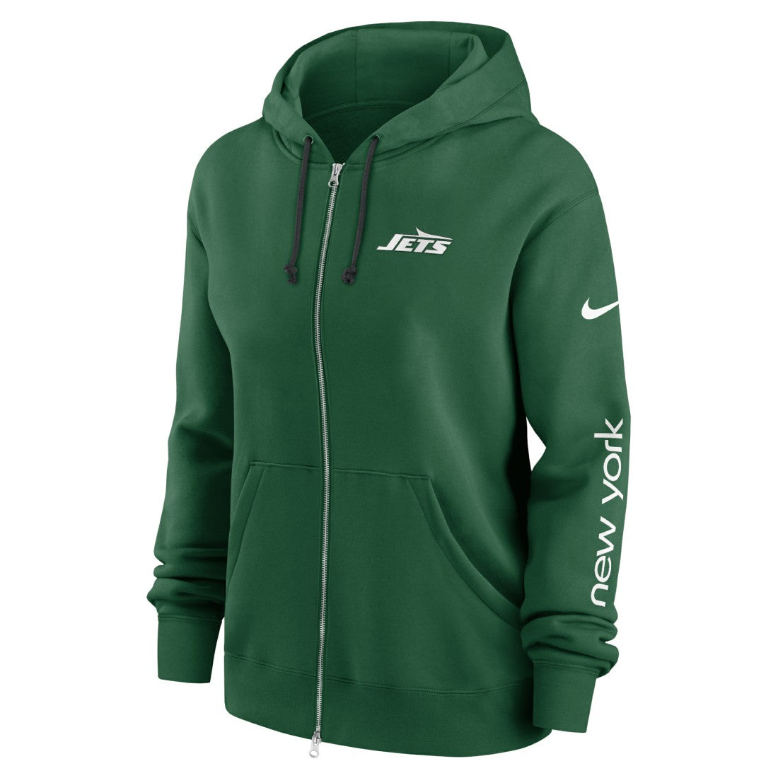 New York Jets Women's Phoenix Full-Zip Hoodie - Green | Nike outlet