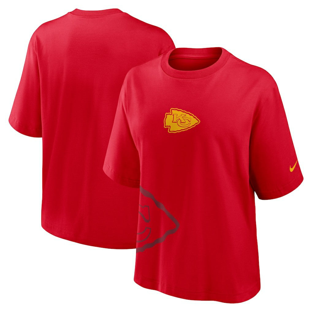 Kansas City Chiefs Women's Boxy T-Shirt - Red | Nike for sale
