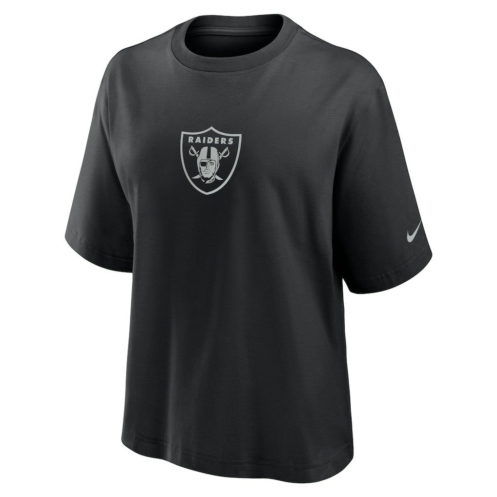 Las Vegas Raiders Women's Boxy T-Shirt - Black | Nike discount