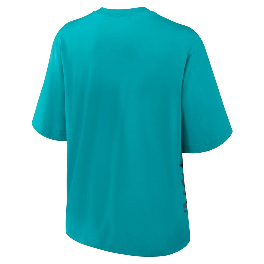 Miami Dolphins Women's Boxy T-Shirt - Aqua | Nike sale