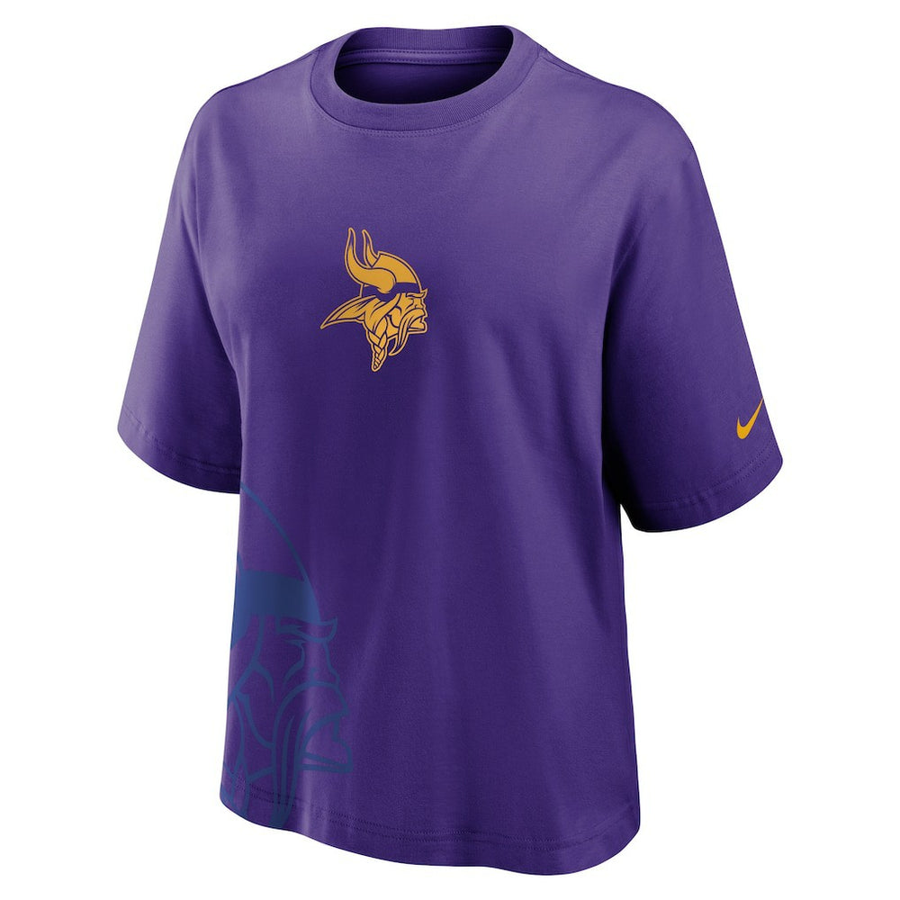 Minnesota Vikings Women's Boxy T-Shirt - Purple | Nike discount