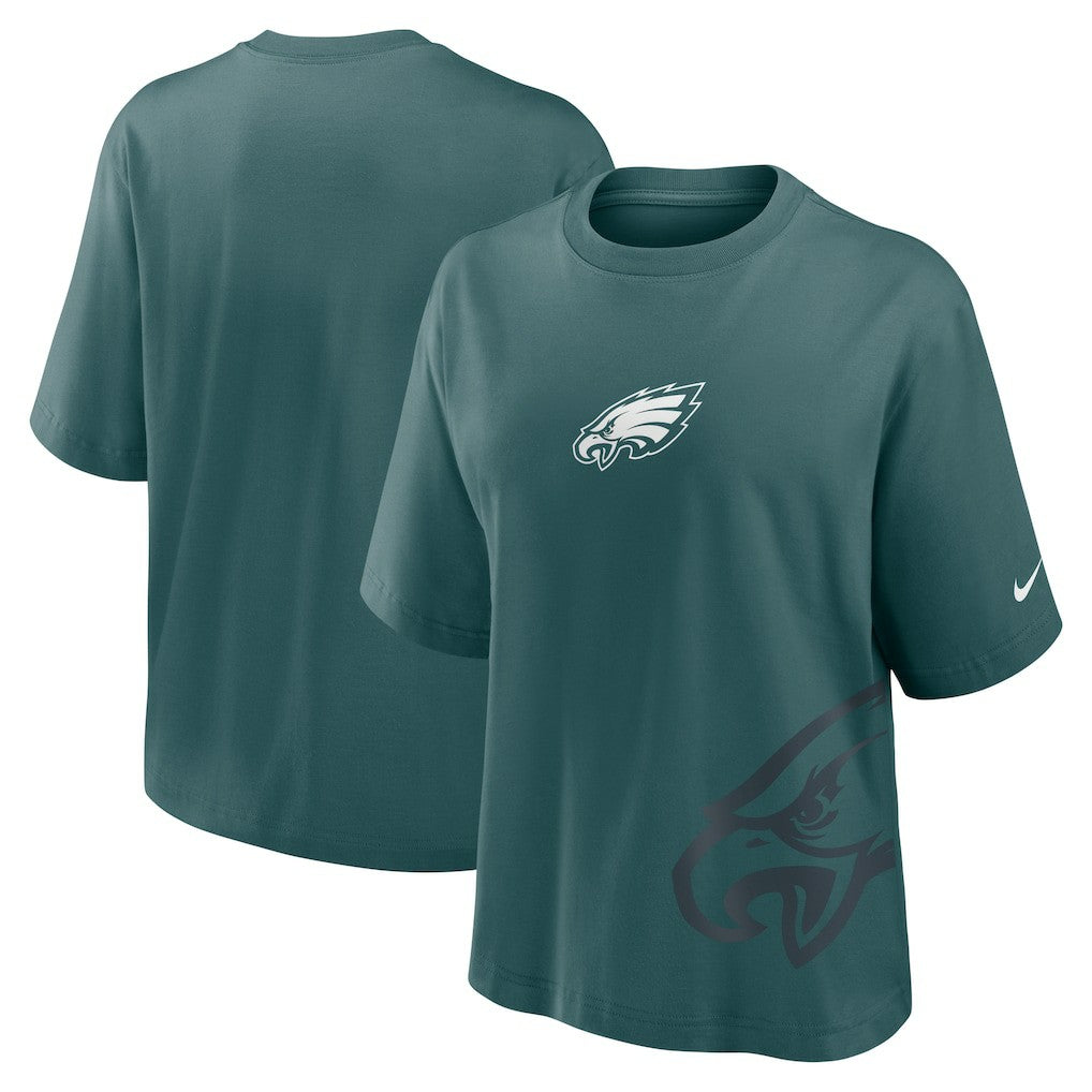 Philadelphia Eagles Women's Boxy T-Shirt - Midnight Green | Nike discount